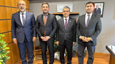 BAŞKAN YILDIZ'DAN EROL KELEŞ'E HAYIRLI OLSUN ZİYARETİ