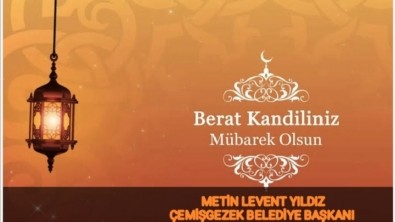 BAŞKAN YILDIZ'IN BERAT KANDİLİ MESAJI