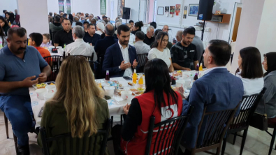 Başkanımız Kırklar Cem Evinde düzenlenen iftar programına katıldı