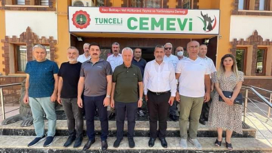 TUNCELİ CEM EVİ BAŞKANINI  ZİYARET ETTİK