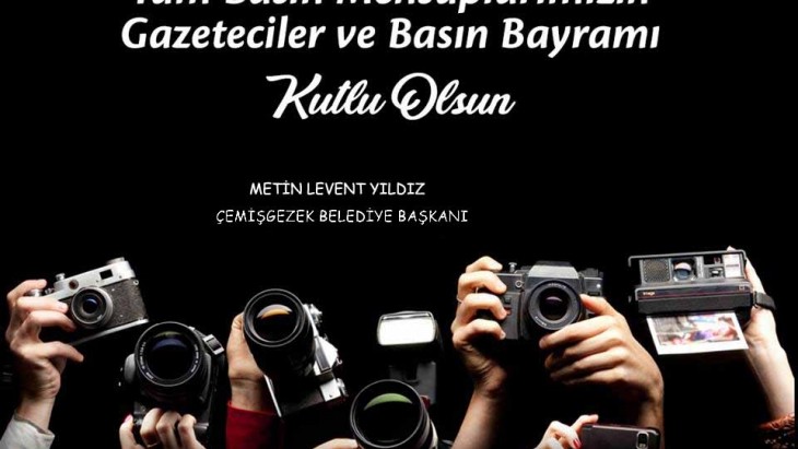 BELEDİYE BAŞKANI YILDIZ 24 Temmuz Gazeteciler Ve Basın Bayramı Kutlama Mesajı