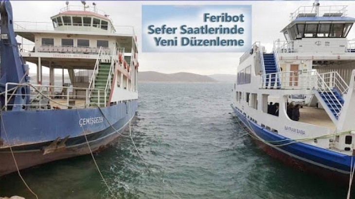 1 HAZİRAN TARİHİNDEN İTİBAREN FERİBOT SAATLERİNDE DÜZENLEME YAPILDI