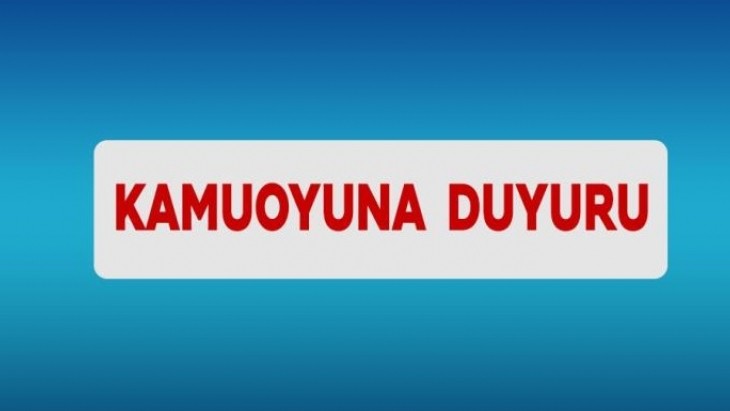 BAŞKAN YILDIZ'DAN KAMUOYUNA AÇIKLAMA