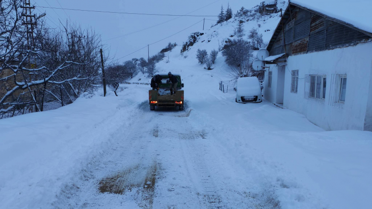 Karla mücadele çalışması devam ediyor