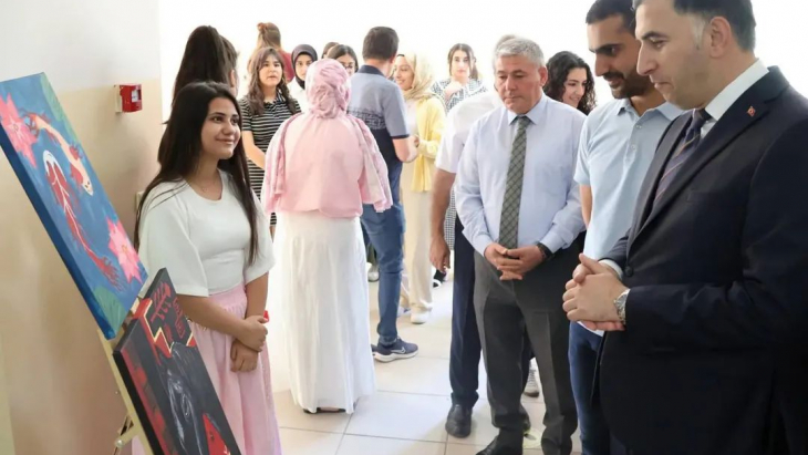 Başkanımız öğrencilerin gözünden sanat programına katıldı