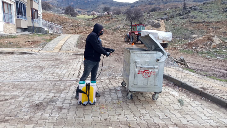 Belediyemizden ilaçlama çalışması