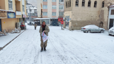 Kar temizleme ve tuzlama çalışmalarımız