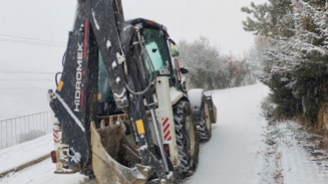 Kar temizleme ve tuzlama çalışmalarımız
