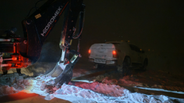 Kar temizleme ve tuzlama çalışmalarımız