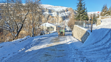 Kar temizleme ve tuzlama çalışmalarımız