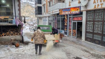 Kar temizleme ve tuzlama çalışmalarımız
