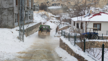 Kar temizleme ve tuzlama çalışmalarımız
