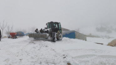 Kar temizleme ve tuzlama çalışmalarımız