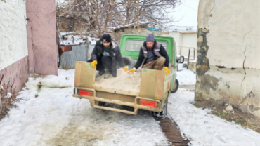 Kar temizleme ve tuzlama çalışmalarımız