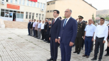 30 Ağustos Zafer Bayramı kutlamaları çemişgezek’te törenle kutlandı