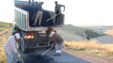 Yol bakım ve rotmiks çalışması