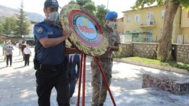 GAZİLER HAFTASI ÇEMİŞGEZEK'TE DÜZENLENEN TÖRENLE KUTLANDI