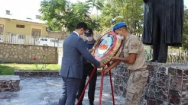 GAZİLER HAFTASI ÇEMİŞGEZEK'TE DÜZENLENEN TÖRENLE KUTLANDI