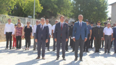 BAŞKAN YILDIZ 30 AGUSTOS ZAFER BAYRAMI ÇELENK SUNMA VE TEBRİK PROGRAMINA KATILDI