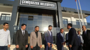 TUNCELİ VALİSİ BÜLENT TEKBIYIKOĞLU BELEDİYEMİZİ ZİYARET ETTİ