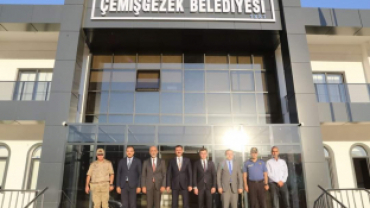 TUNCELİ VALİSİ BÜLENT TEKBIYIKOĞLU BELEDİYEMİZİ ZİYARET ETTİ