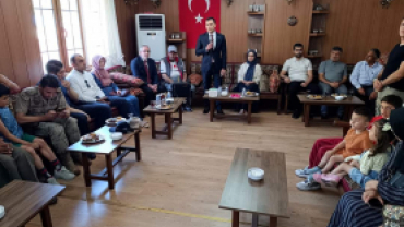 BAŞKAN SOMYÜREK FİLİSTİN'E DESTEK KERMESİNE KATILDI