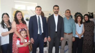 BAŞKAN SOMYÜREK HALK EĞİTİMİN YIL SONU SERGİSİNE KATILDI