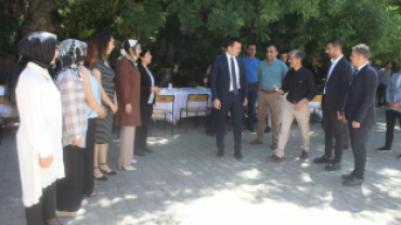 BAŞKAN SOMYÜREK HALK EĞİTİMİN YIL SONU SERGİSİNE KATILDI