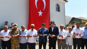 Cihangir köyünde inşa edilen yeni cami dualarla açıldı