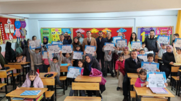 Başkan Karne heyecanına ortak oldu