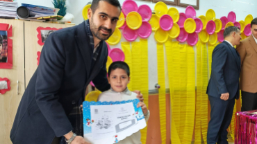 Başkan Karne heyecanına ortak oldu