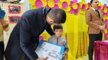 Başkan Karne heyecanına ortak oldu