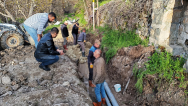Başkanımız Su Yenileme Çalışmasını Yerinde İnceledi