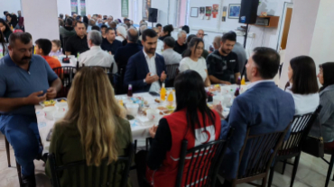 Başkanımız Kırklar Cem Evinde düzenlenen iftar programına katıldı