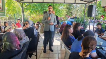 Başkan Somyürek Kırklar Cem Evinde düzenlenen Hz Hüseyin'i Anma programına katıldı