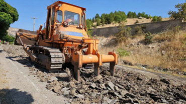 Mustafa Ataş Bulvarında Yol çalışmaları Başladı