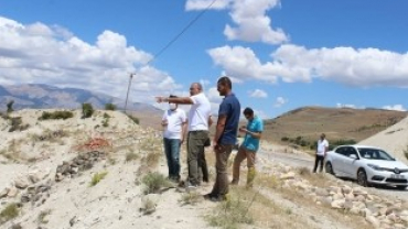 DSİ BÖLGE MÜDÜRÜMÜZ ŞÜKRÜ BAYSAL TUNCELİ DE İLK ZİYARETİNİ ÇEMİŞGEZEK'E YAPTI