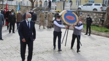 18 MART ÇANAKKALE HAFTASI ÇEMİŞGEZEK'TE DÜZENLENEN TÖRENLE KUTLANDI