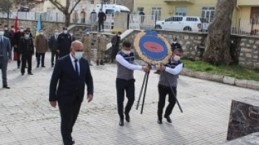 18 MART ÇANAKKALE HAFTASI ÇEMİŞGEZEK'TE DÜZENLENEN TÖRENLE KUTLANDI