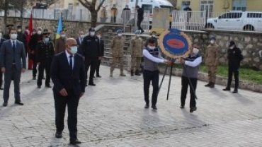 18 MART ÇANAKKALE HAFTASI ÇEMİŞGEZEK'TE DÜZENLENEN TÖRENLE KUTLANDI