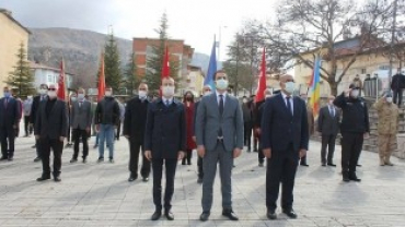 18 MART ÇANAKKALE HAFTASI ÇEMİŞGEZEK'TE DÜZENLENEN TÖRENLE KUTLANDI