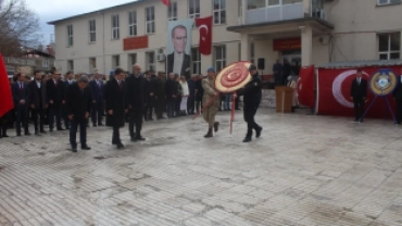 BELEDİYE BAŞKANIMIZ METİN LEVENT YILDIZ 18 MART ÇANAKKALE ZAFERİ VE ŞEHİTLERİ ANMA ÇELENK PROGRAMINA KATILDI