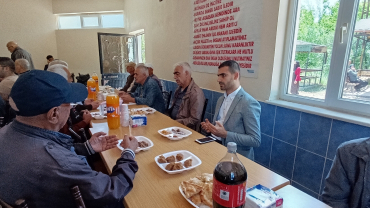 BAŞKAN SOMYÜREK KARADAĞ'IN KIRK LOKMASINA KATILDI