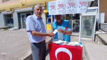 BAŞKAN SOMYÜREK FİLİSTİN'E DESTEK KERMESİNE KATILDI