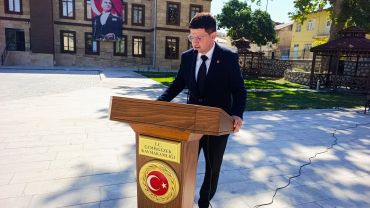 Başkan Vekilimiz Köse Cumhuriyet Bayramı Çelenk Programına katıldı