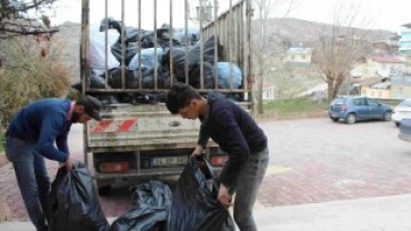 ÇEMİŞGEZEK BELEDİYESİ GERİ DÖNÜŞÜM ÇALIŞMALARINI SÜRDÜRÜYOR