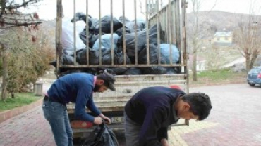 ÇEMİŞGEZEK BELEDİYESİ GERİ DÖNÜŞÜM ÇALIŞMALARINI SÜRDÜRÜYOR