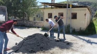 Yollarda bakım ve onarım çalışması