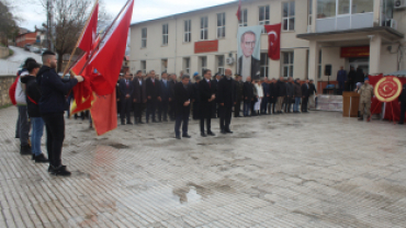 BELEDİYE BAŞKANIMIZ METİN LEVENT YILDIZ 18 MART ÇANAKKALE ZAFERİ VE ŞEHİTLERİ ANMA ÇELENK PROGRAMINA KATILDI