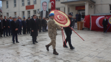 BELEDİYE BAŞKANIMIZ METİN LEVENT YILDIZ 18 MART ÇANAKKALE ZAFERİ VE ŞEHİTLERİ ANMA ÇELENK PROGRAMINA KATILDI